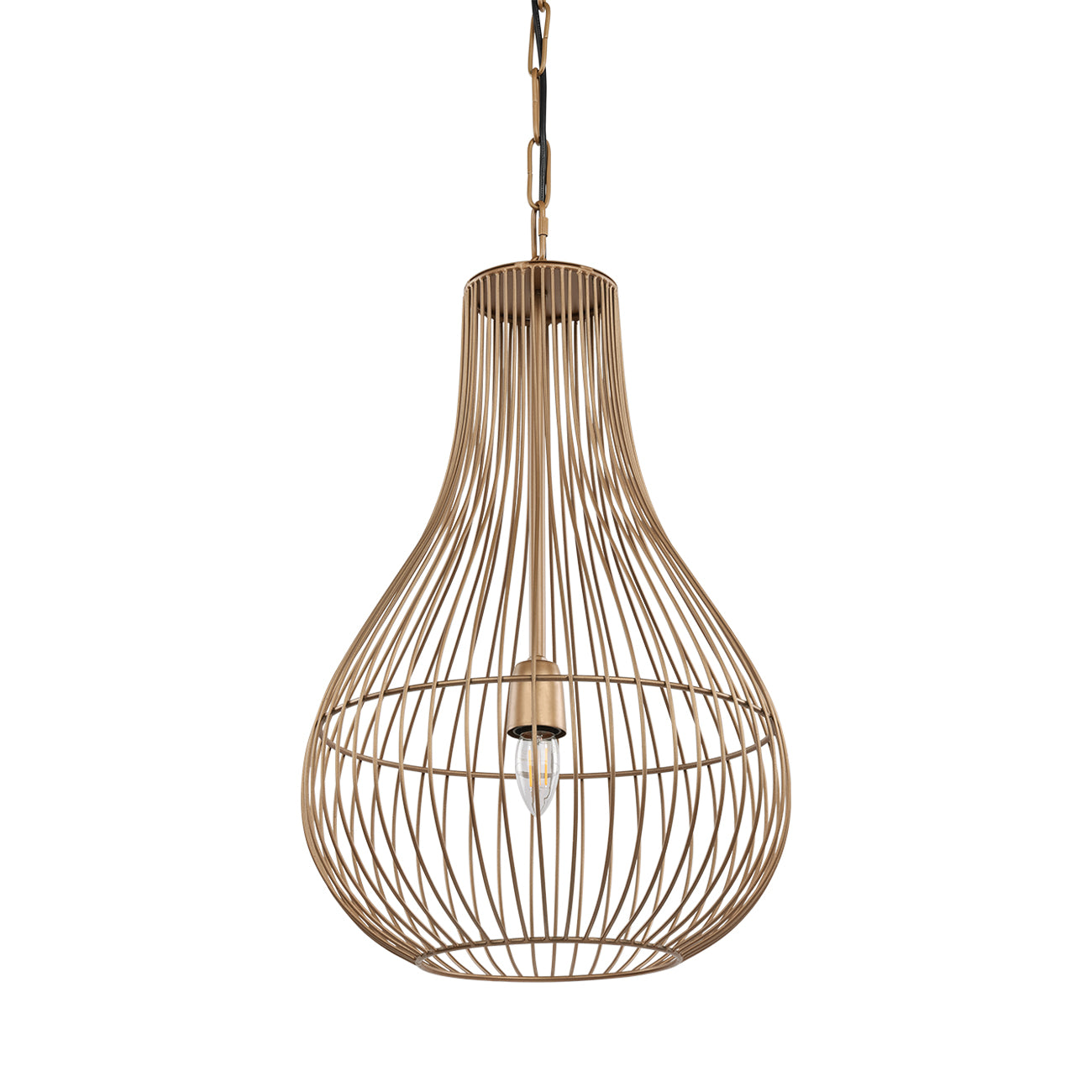 Mira Pear Drop Wire Pendant Light — view 2