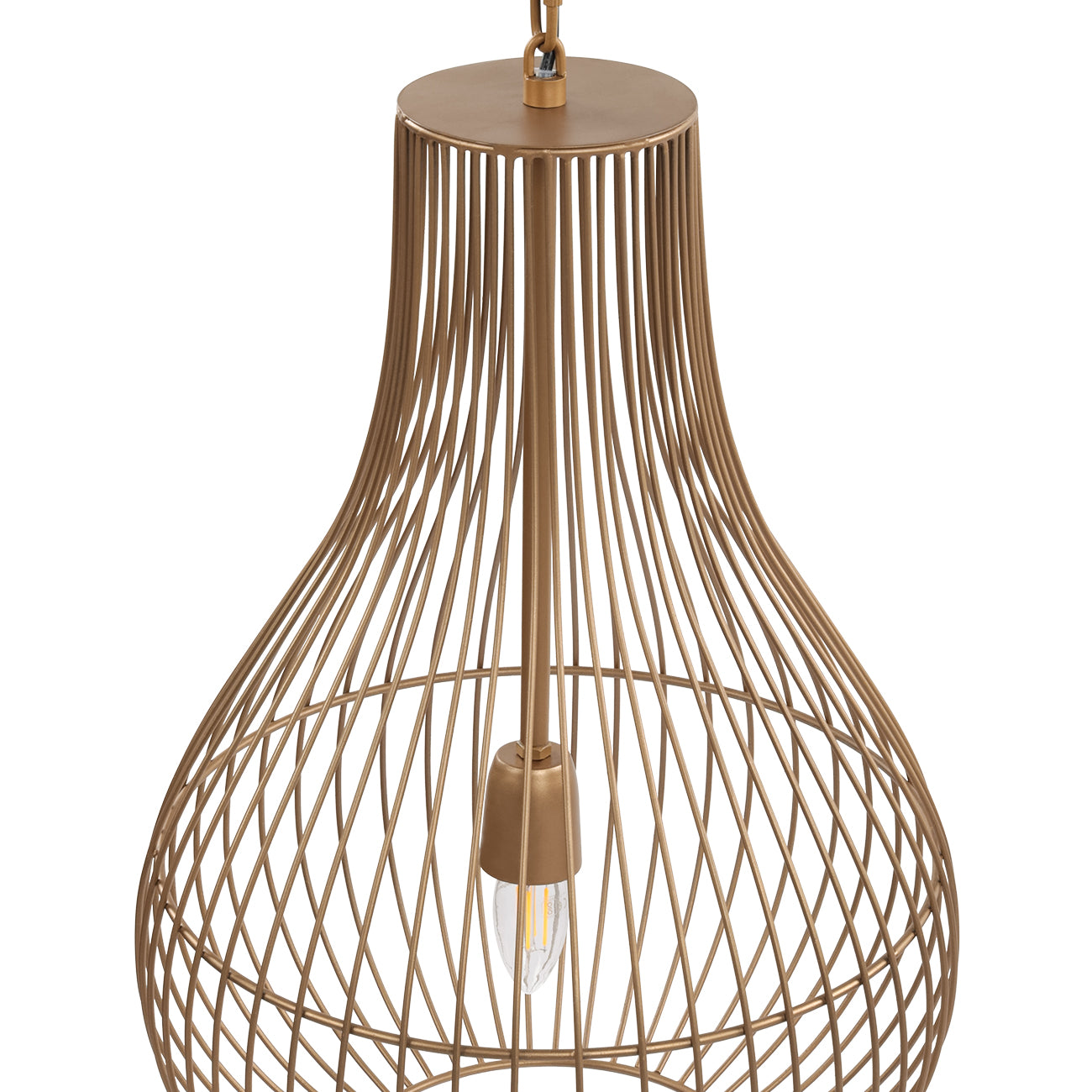 Mira Pear Drop Wire Pendant Light — view 5