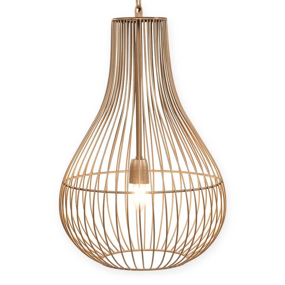 Mira Pear Drop Wire Pendant Light