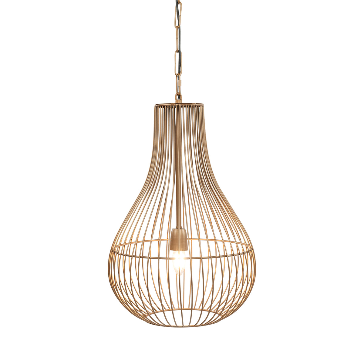 Mira Pear Drop Wire Pendant Light