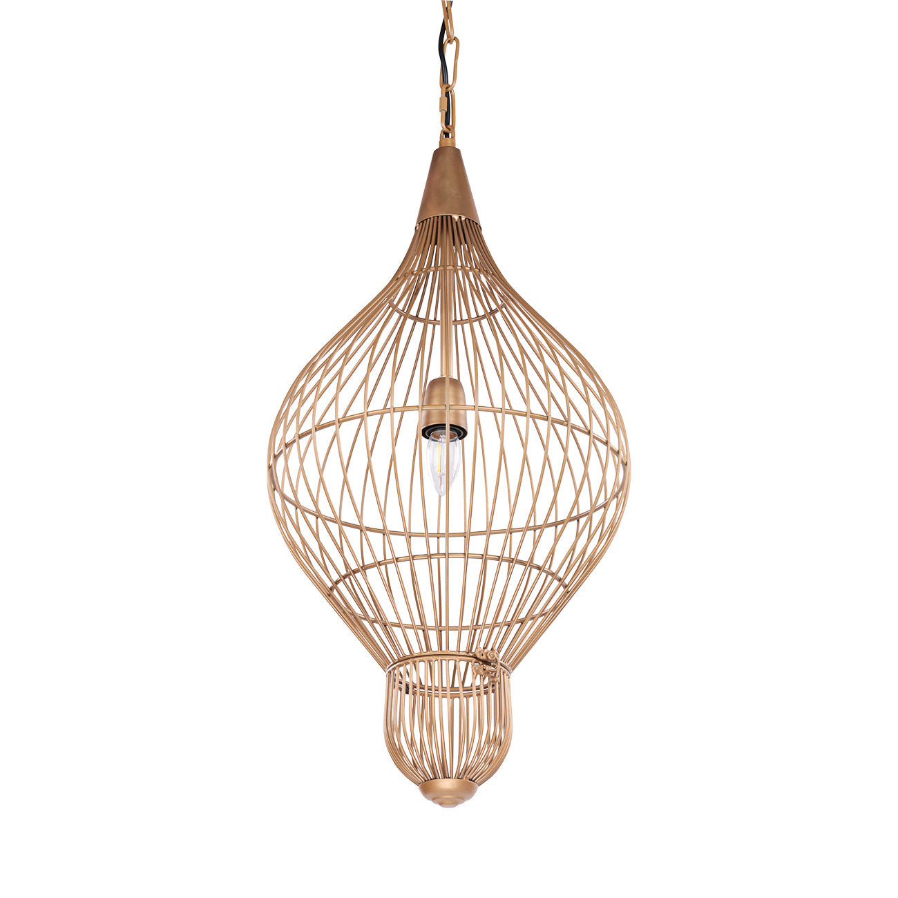 Mira Teardrop Wire Pendant Light — view 2