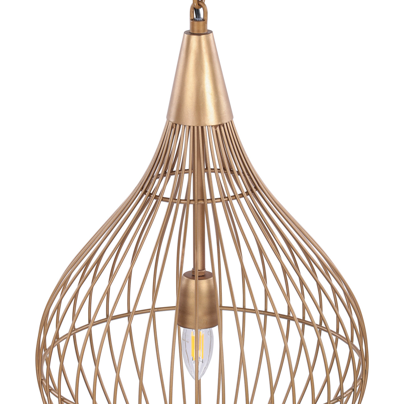 Mira Teardrop Wire Pendant Light — view 5