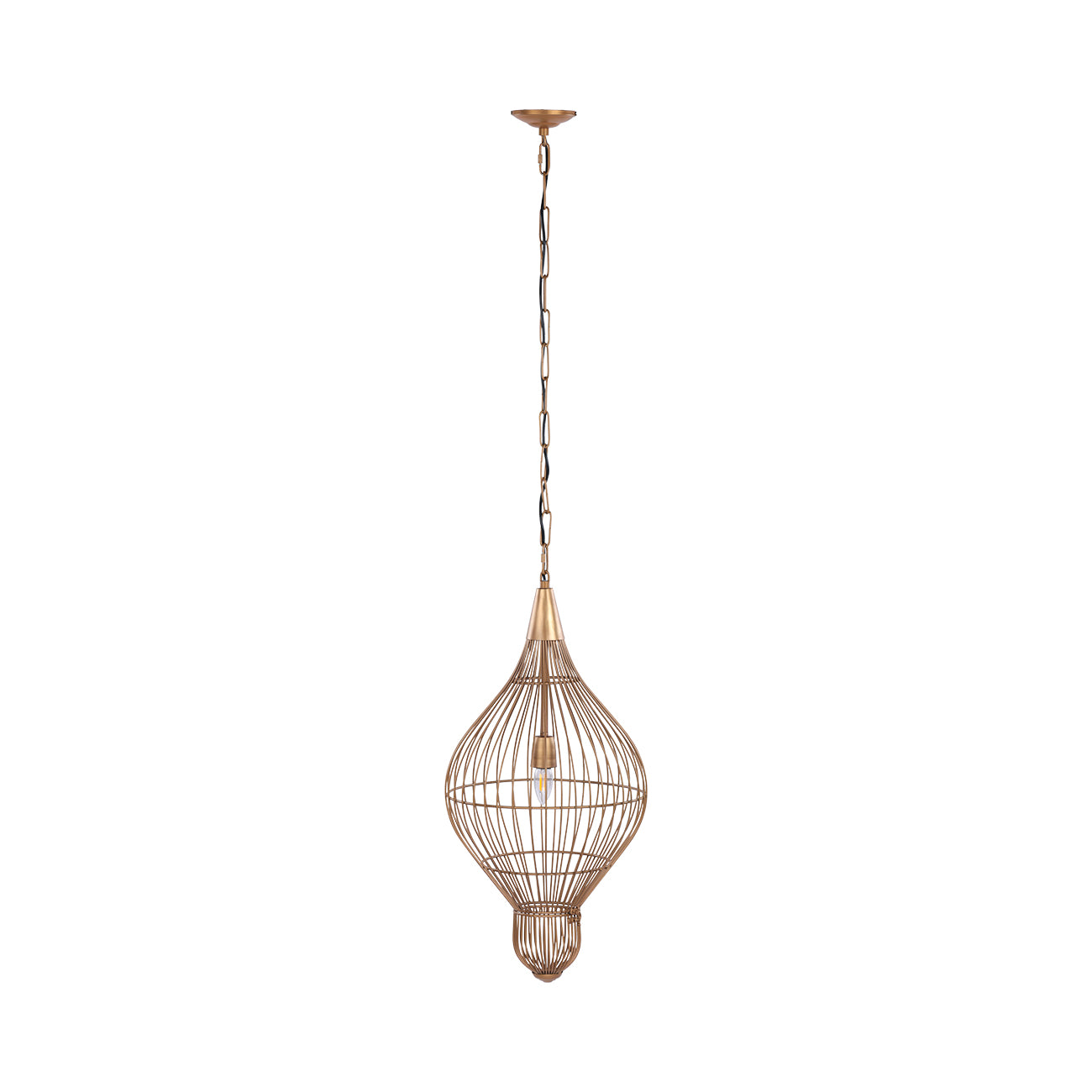 Mira Teardrop Wire Pendant Light — view 6