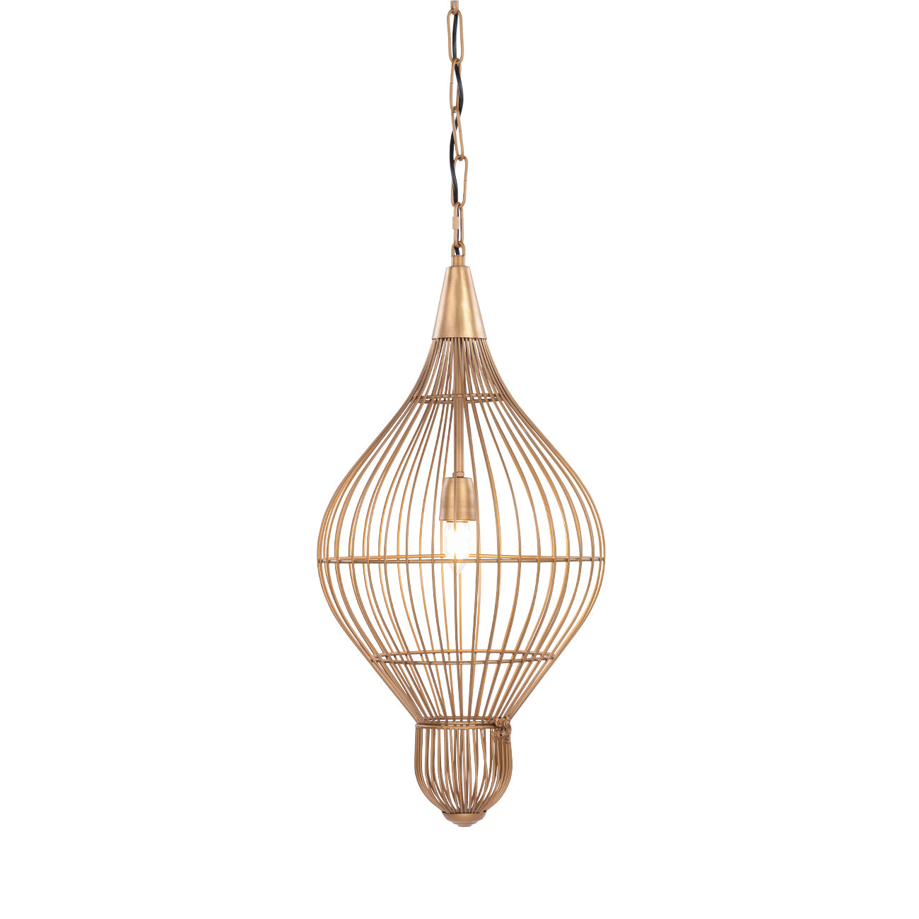 Mira Teardrop Wire Pendant Light