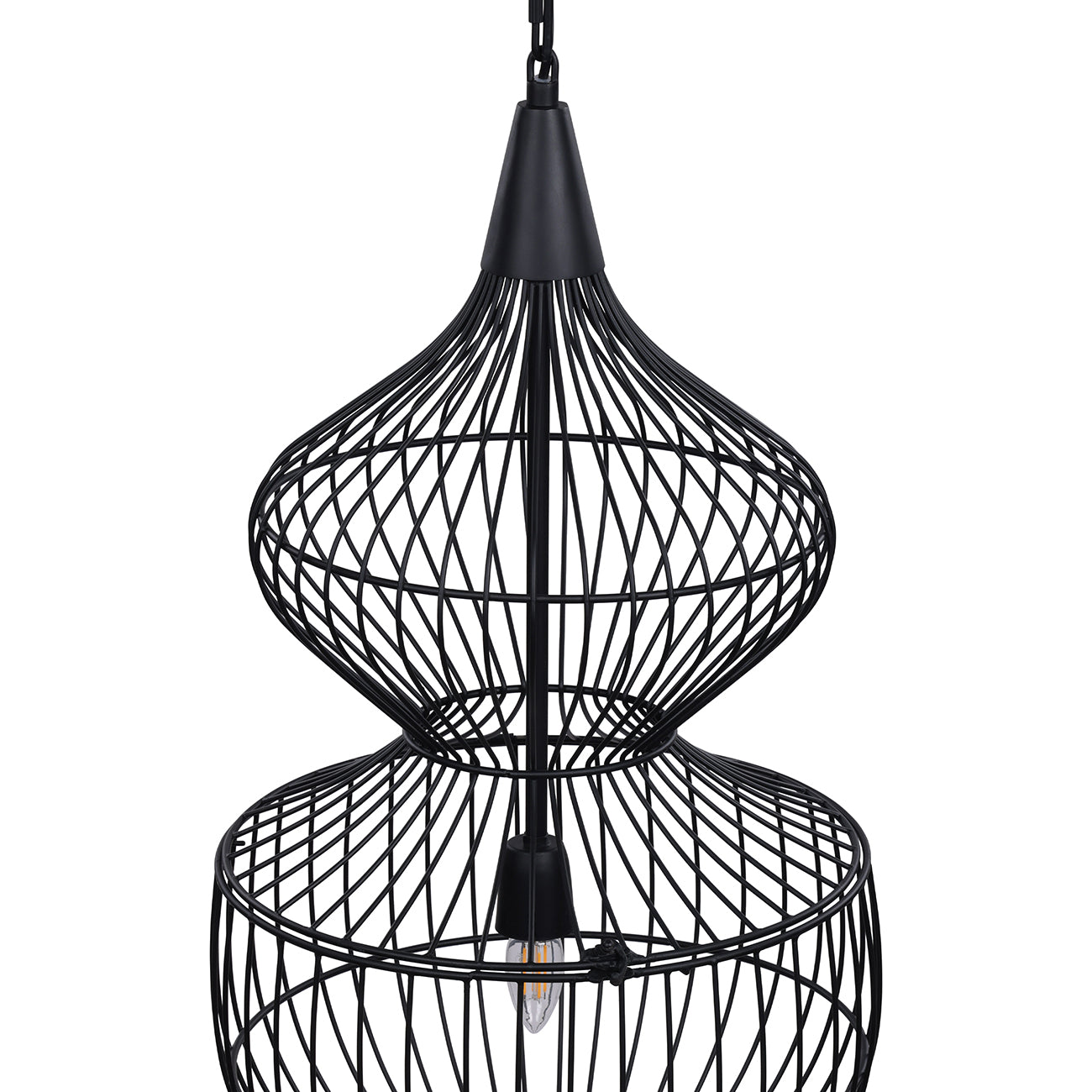 Mira Hourglass Wire Pendant Light — view 5