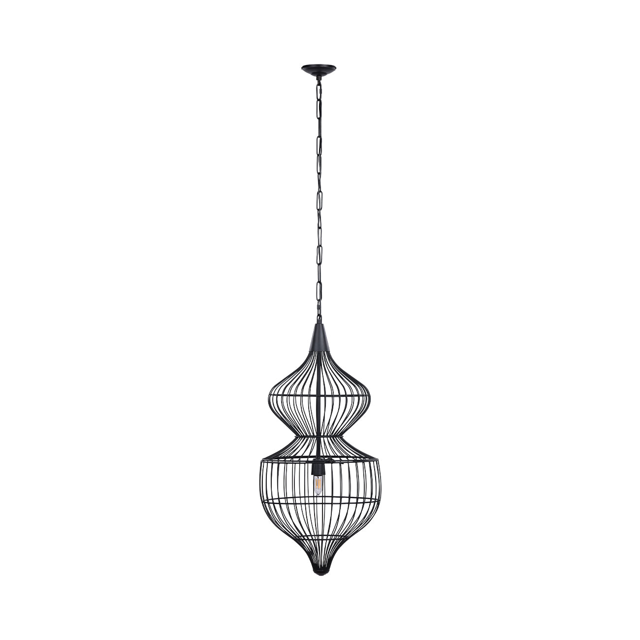 Mira Hourglass Wire Pendant Light — view 6