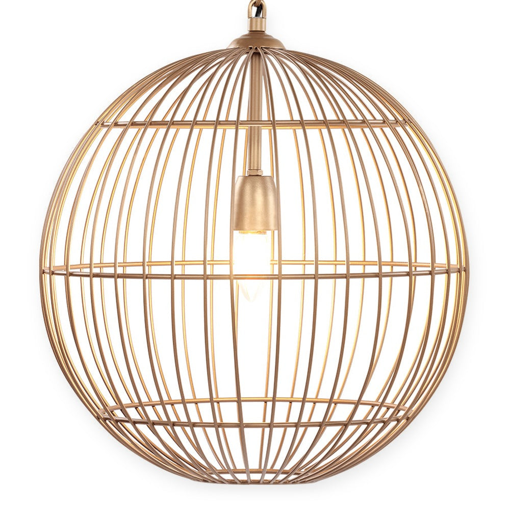 Mira Globe Wire Pendant Light