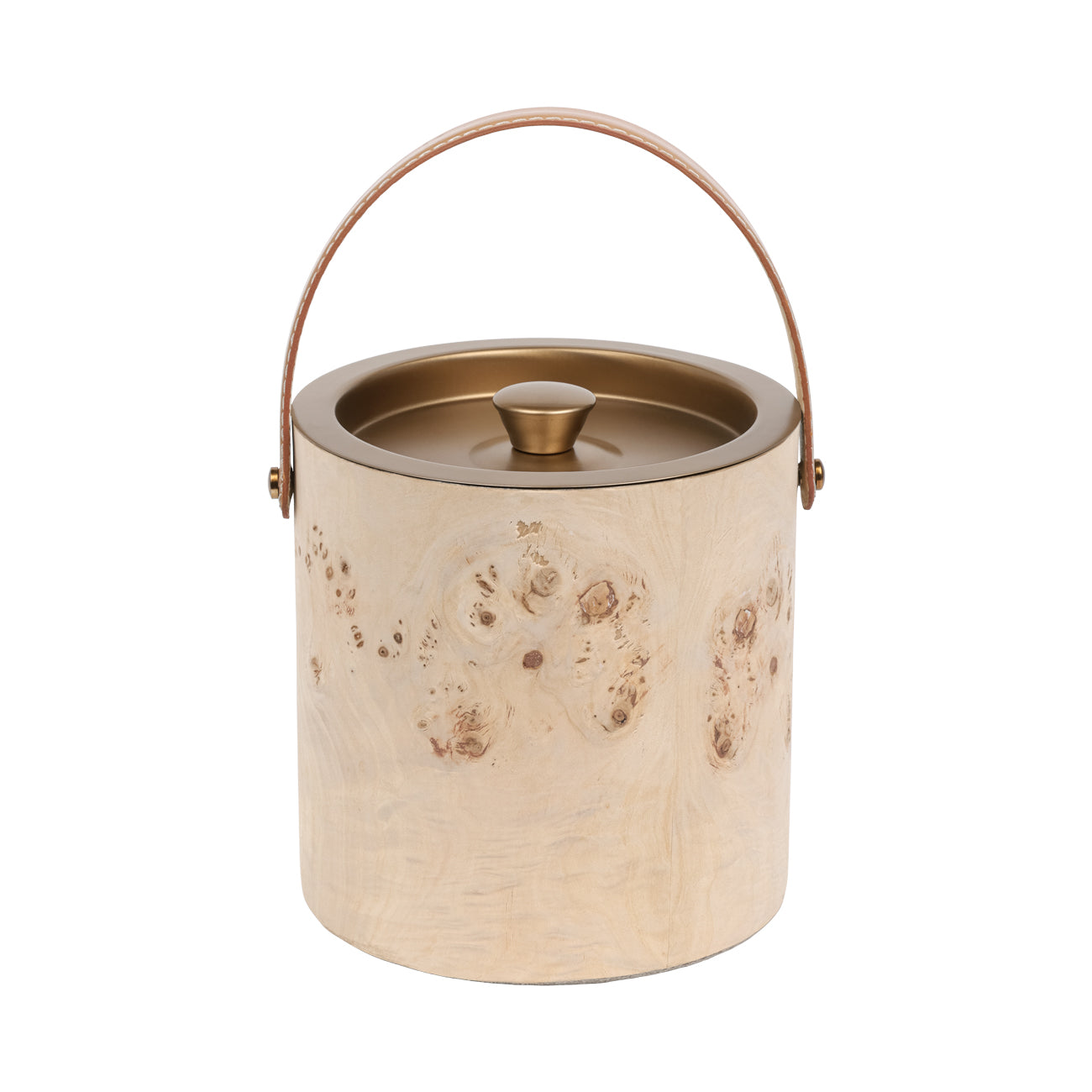 Burlwood Ice Bucket — view 2