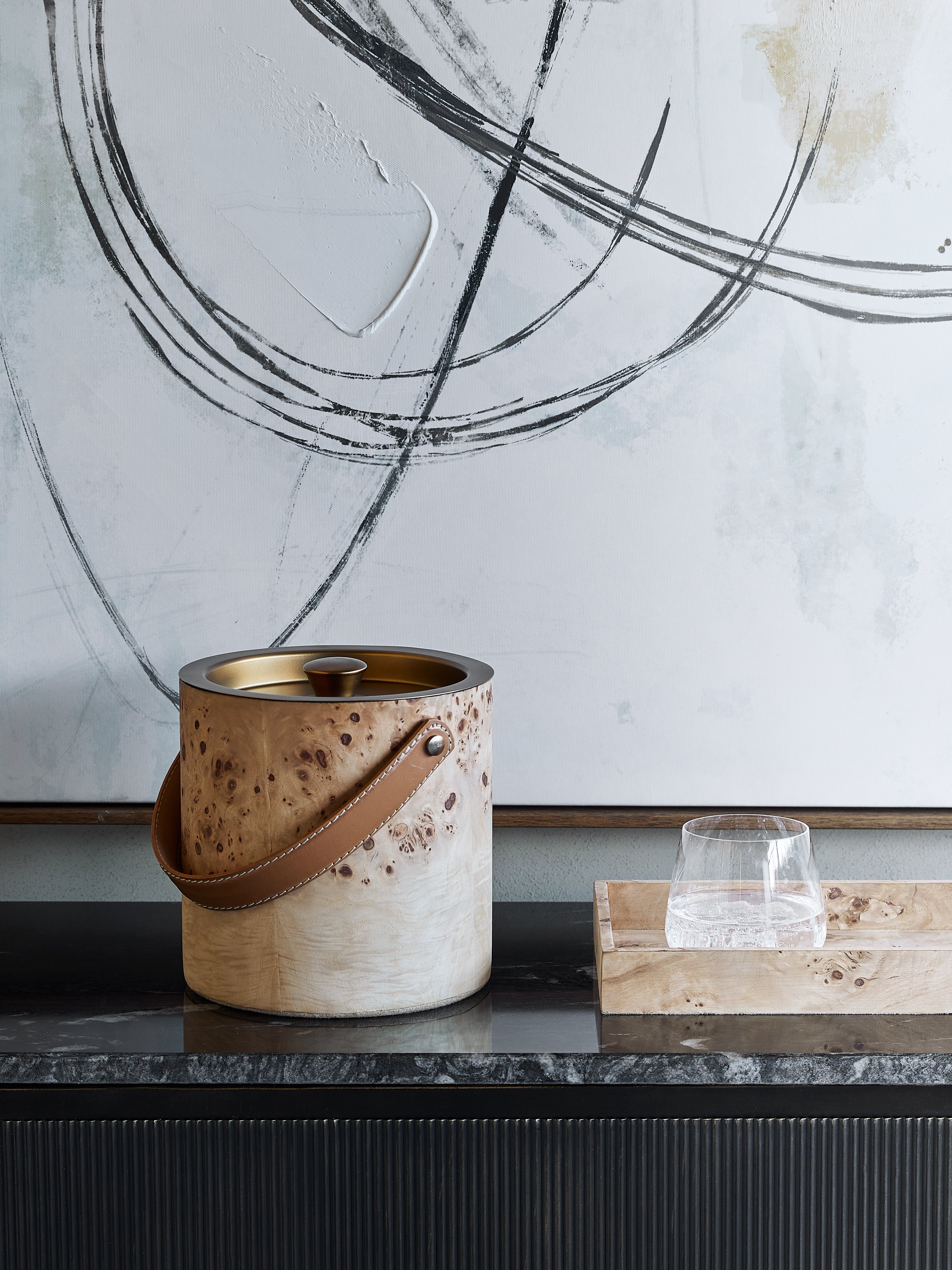 Burlwood Ice Bucket — lifestyle 6