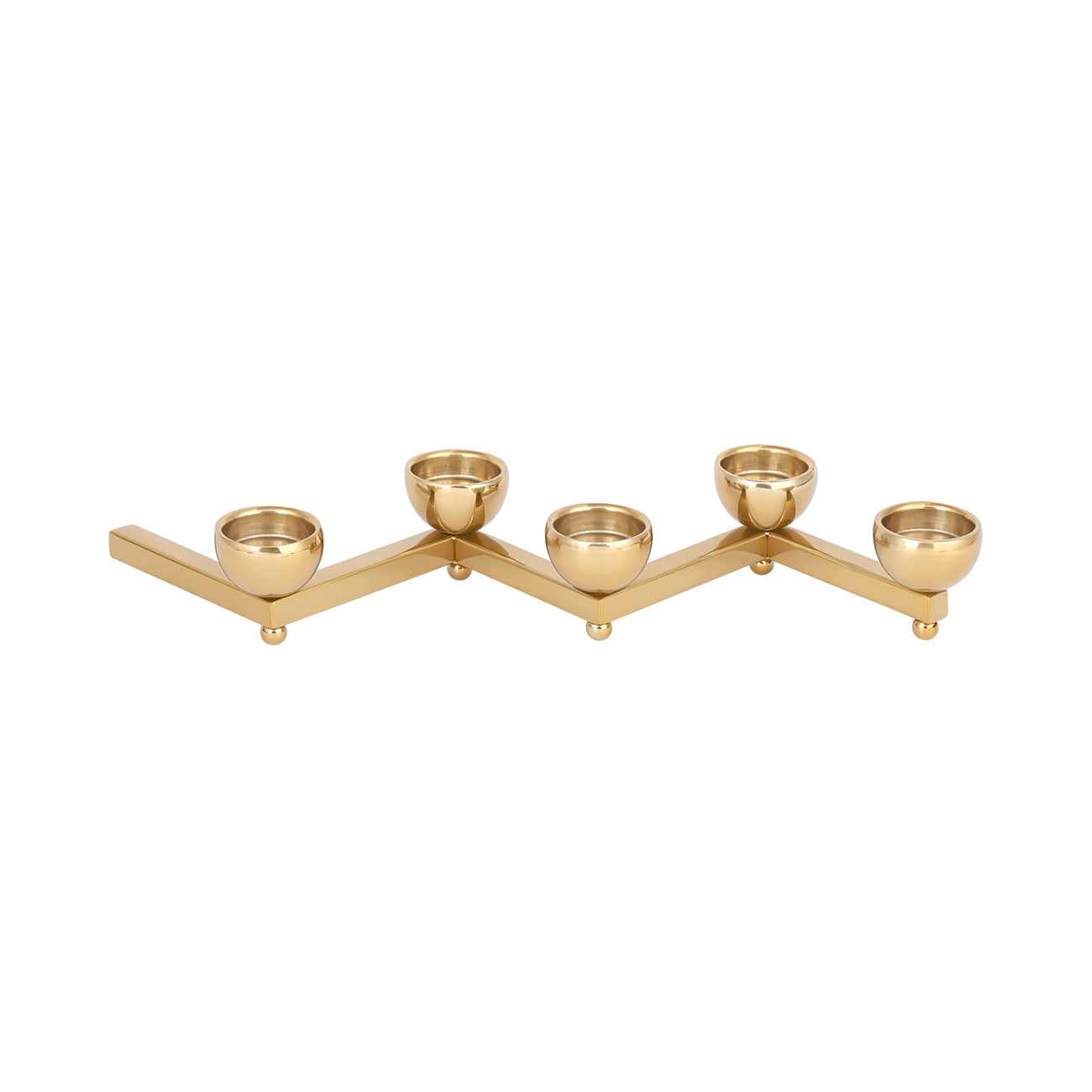 Luca Zigzag Tealight Holder — view 2