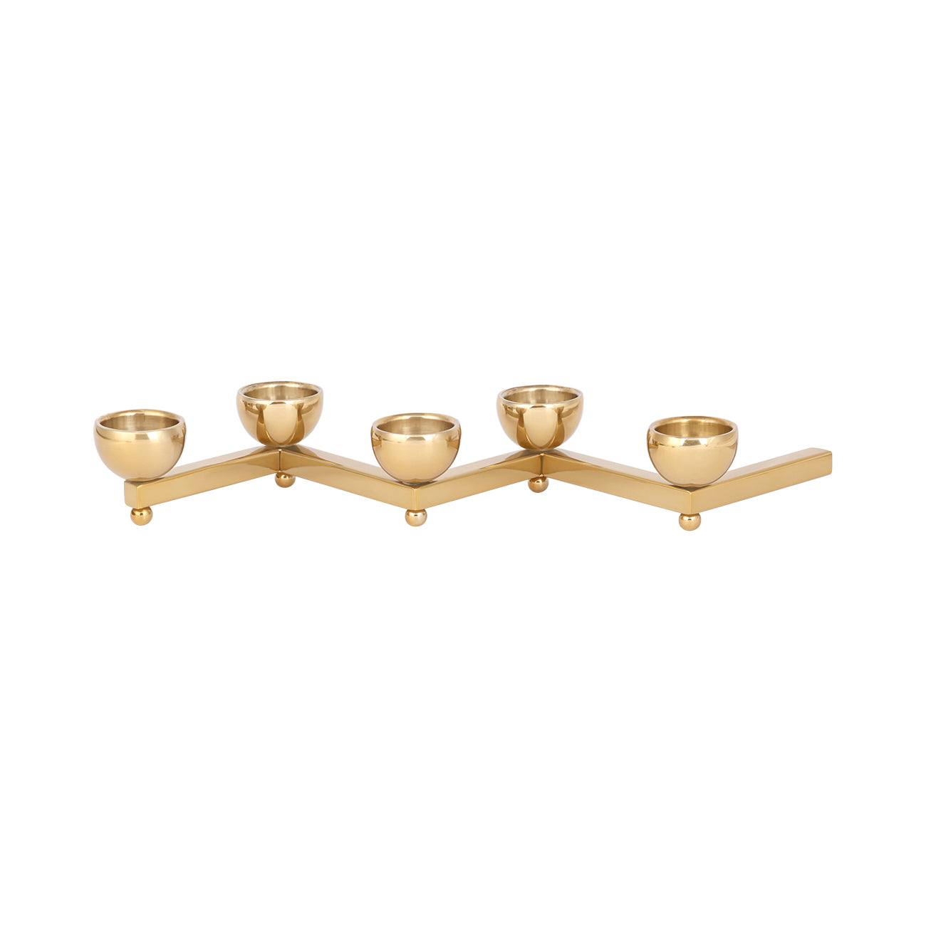 Luca Zigzag Tealight Holder — view 3