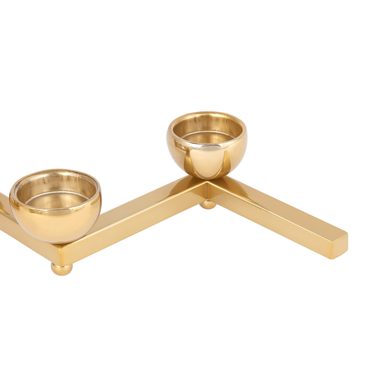 Luca Zigzag Tealight Holder — view 4