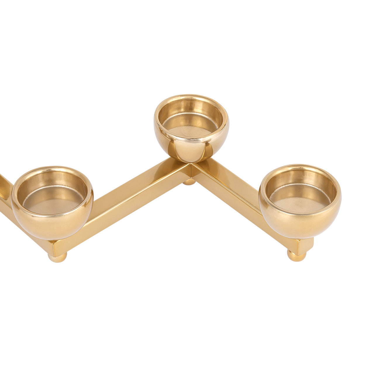 Luca Zigzag Tealight Holder — view 5
