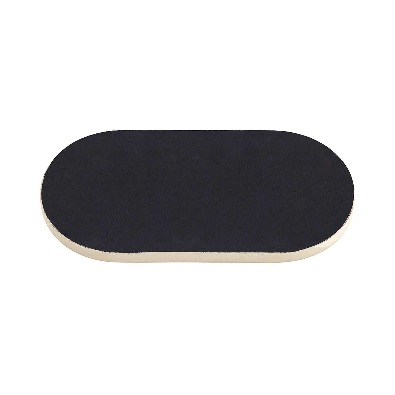 Ovolo Iron Enamel Beige Large Tray — view 3