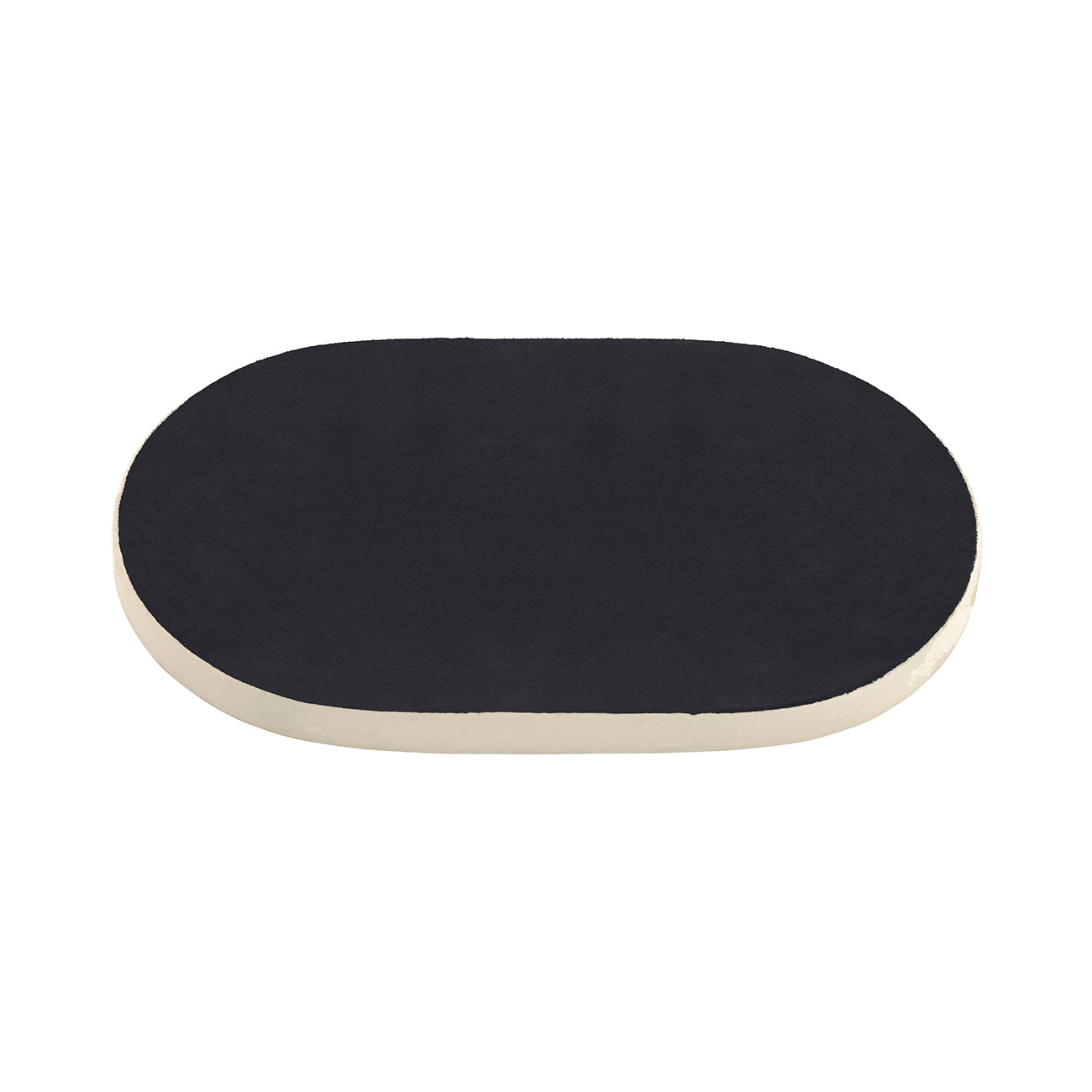 Ovolo Iron Enamel Beige Small Tray — view 3