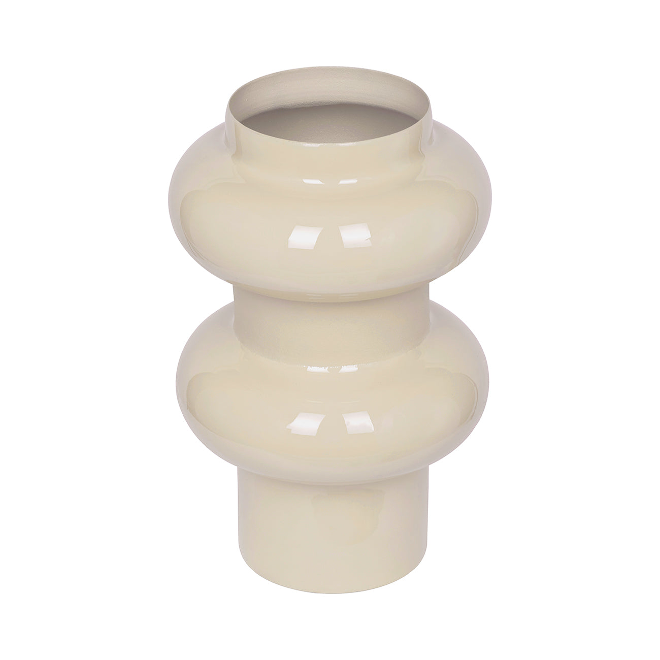 Ovolo Enamel Iron Small Vase — view 2