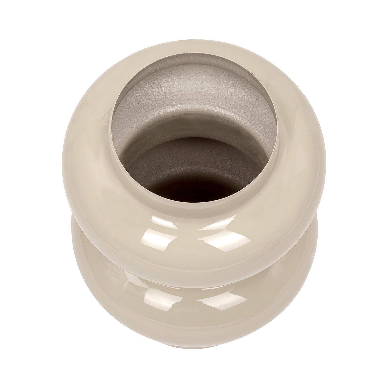 Ovolo Enamel Iron Small Vase — view 3