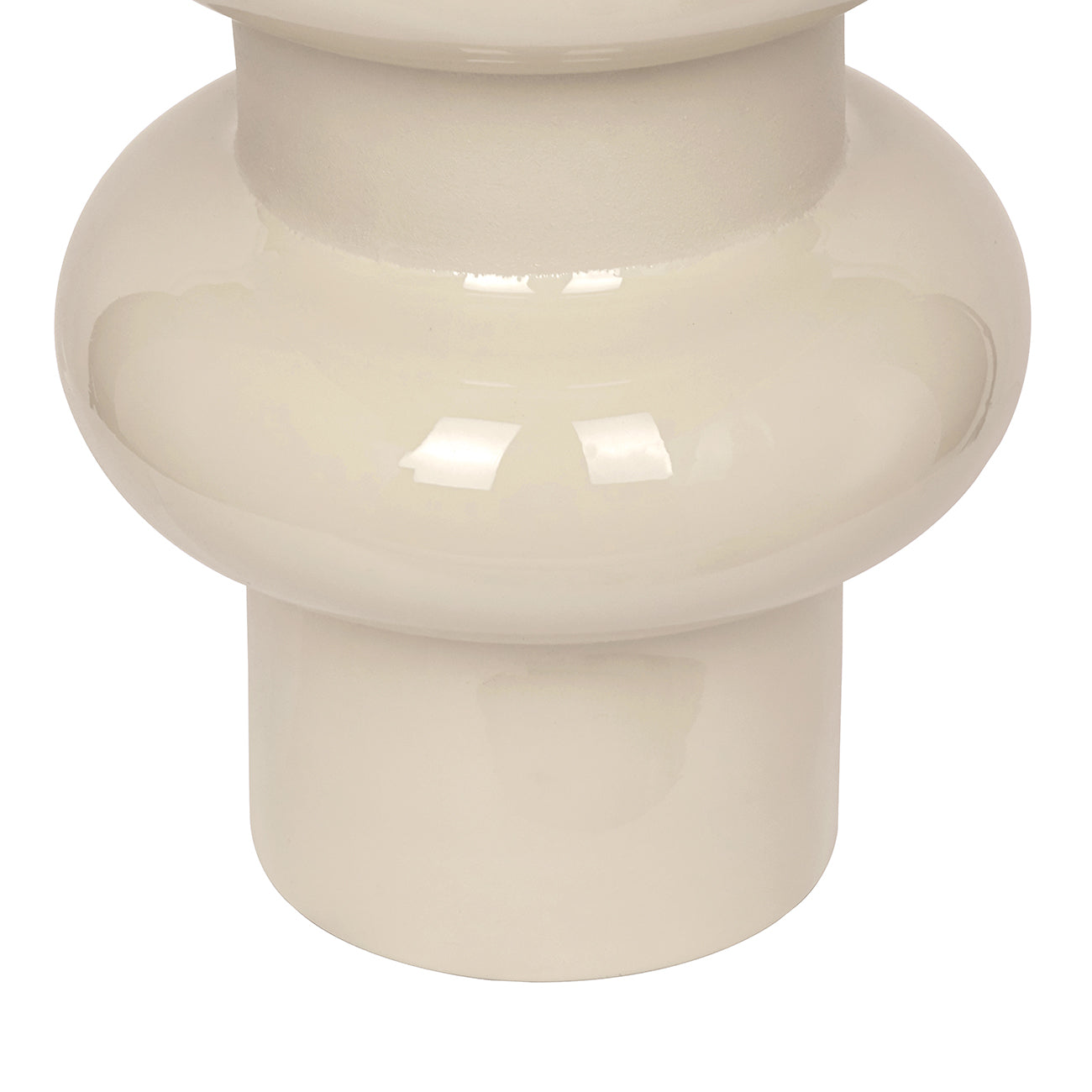 Ovolo Enamel Iron Small Vase — view 5