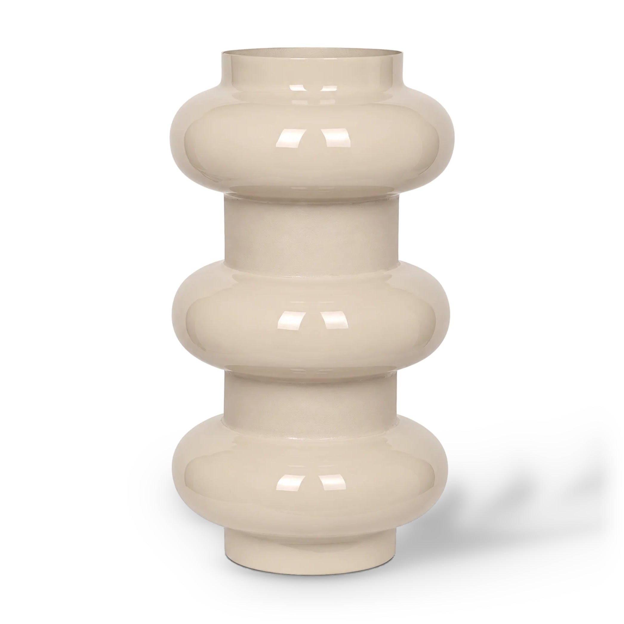 Ovolo Enamel Iron Medium Vase