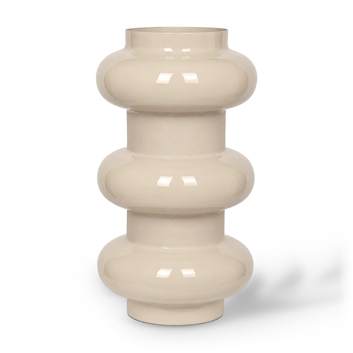 Ovolo Enamel Iron Medium Vase