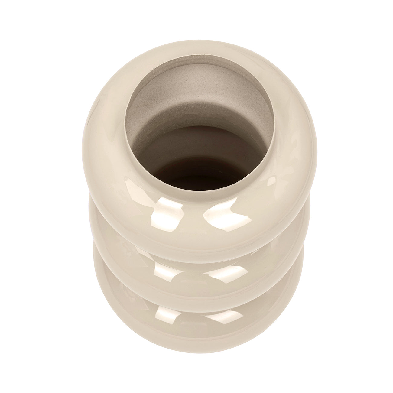 Ovolo Enamel Iron Medium Vase — view 3