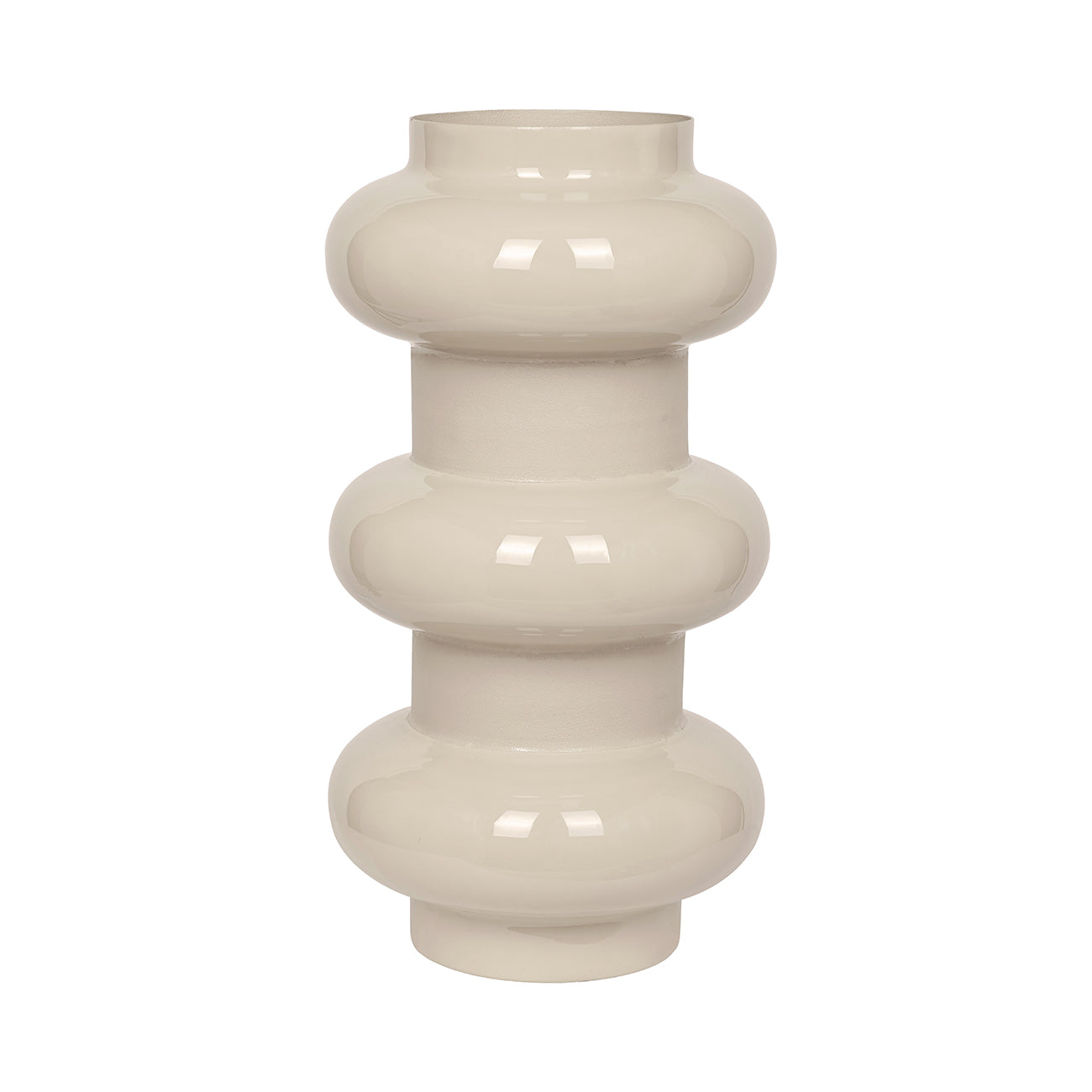 Ovolo Enamel Iron Medium Vase