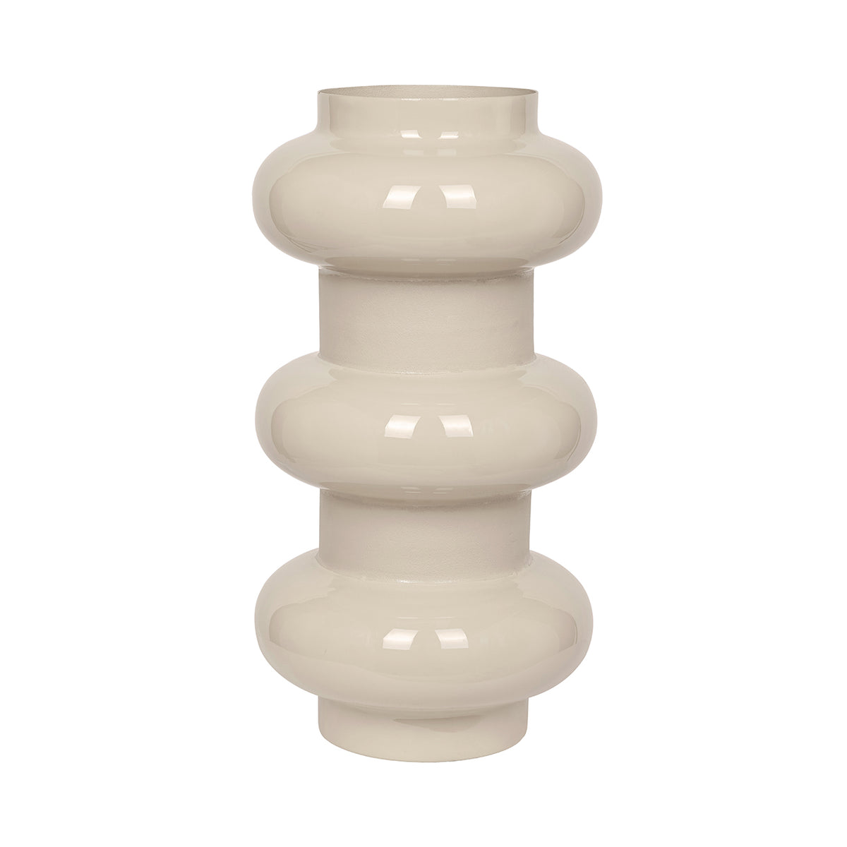 Ovolo Enamel Iron Medium Vase