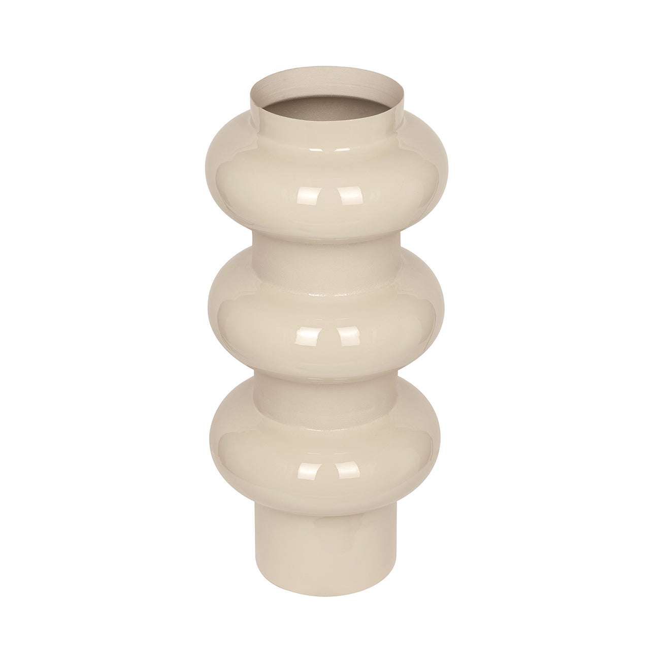 Ovolo Enamel Iron Large Vase — view 2