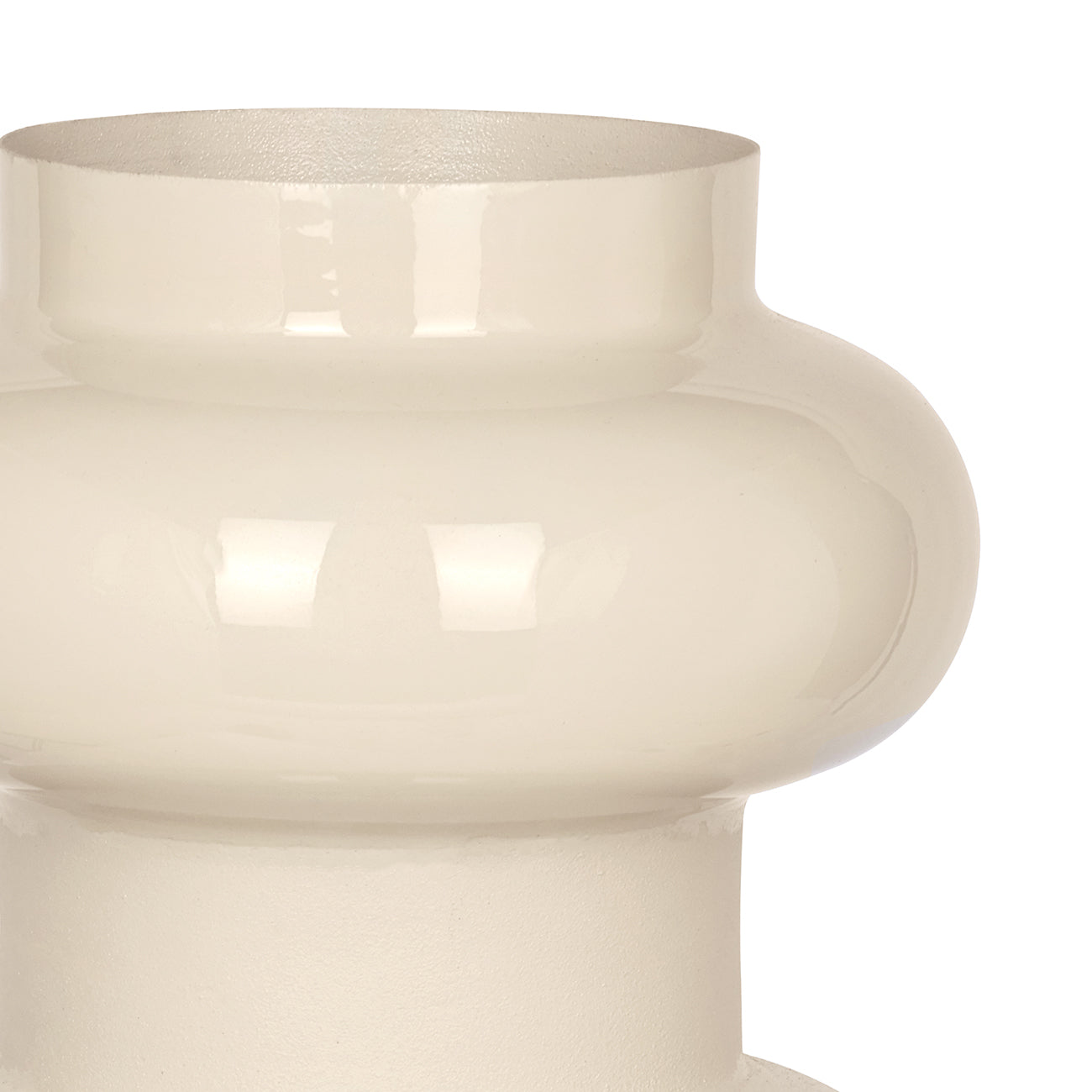 Ovolo Enamel Iron Large Vase — view 4
