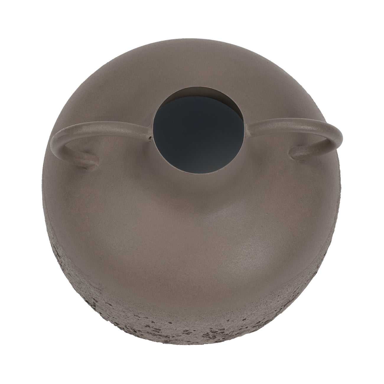 Alora Brown Textured Metal Small Vase — view 3