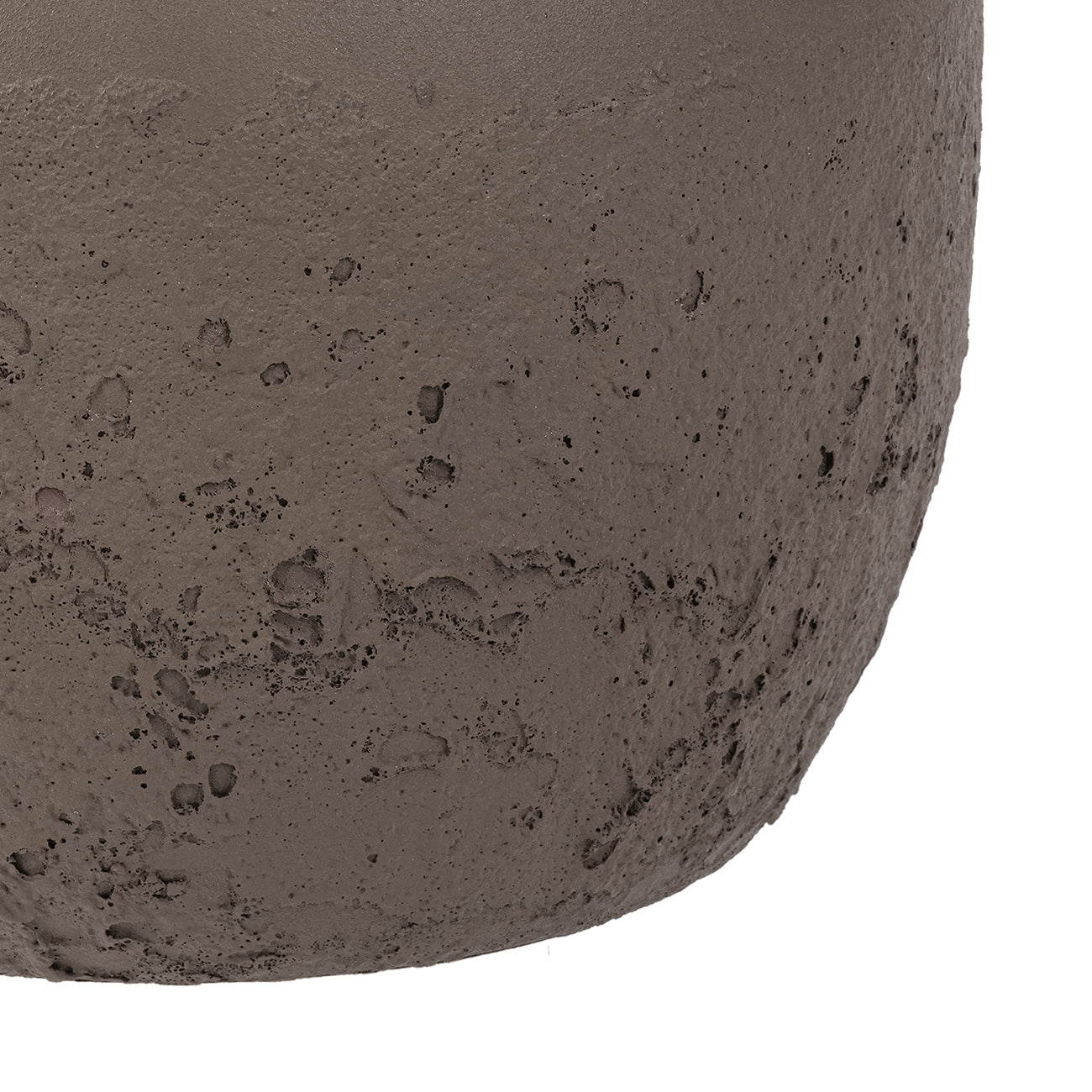 Alora Brown Textured Metal Small Vase — view 5