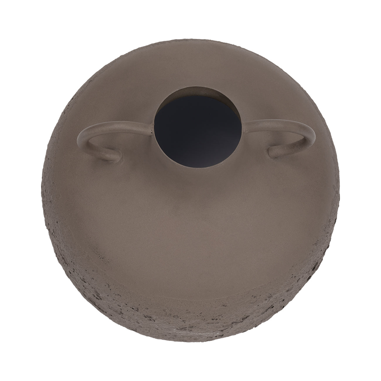 Alora Brown Textured Metal Large Vase — view 3