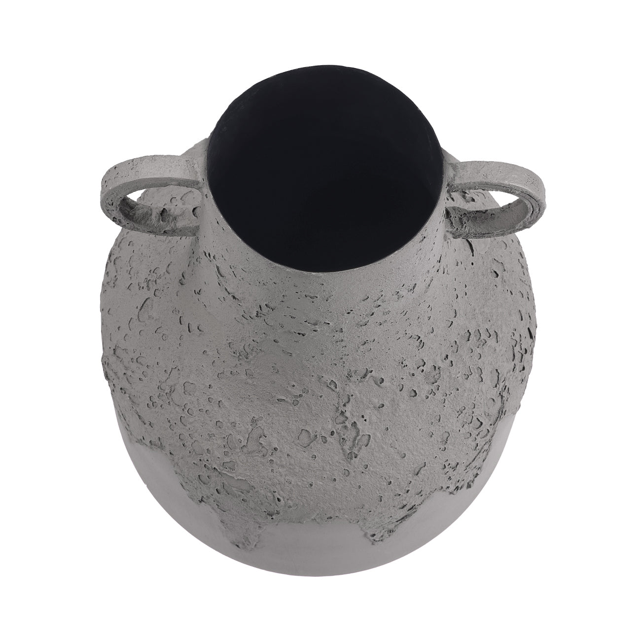 Alora Brown Textured Metal Tall Vase — view 3