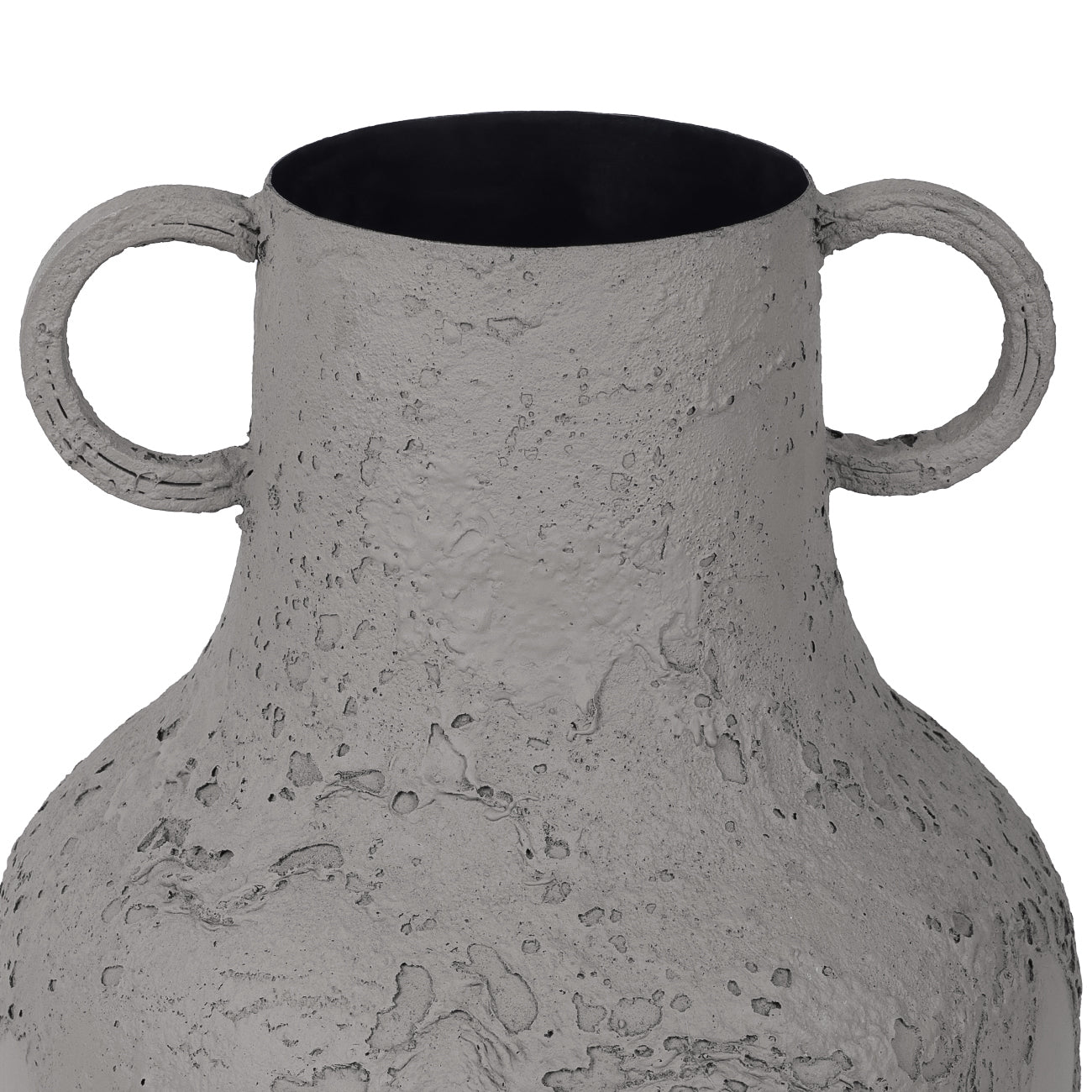 Alora Brown Textured Metal Tall Vase — view 4