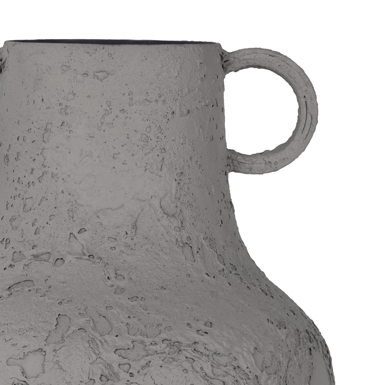 Alora Brown Textured Metal Tall Vase — view 5