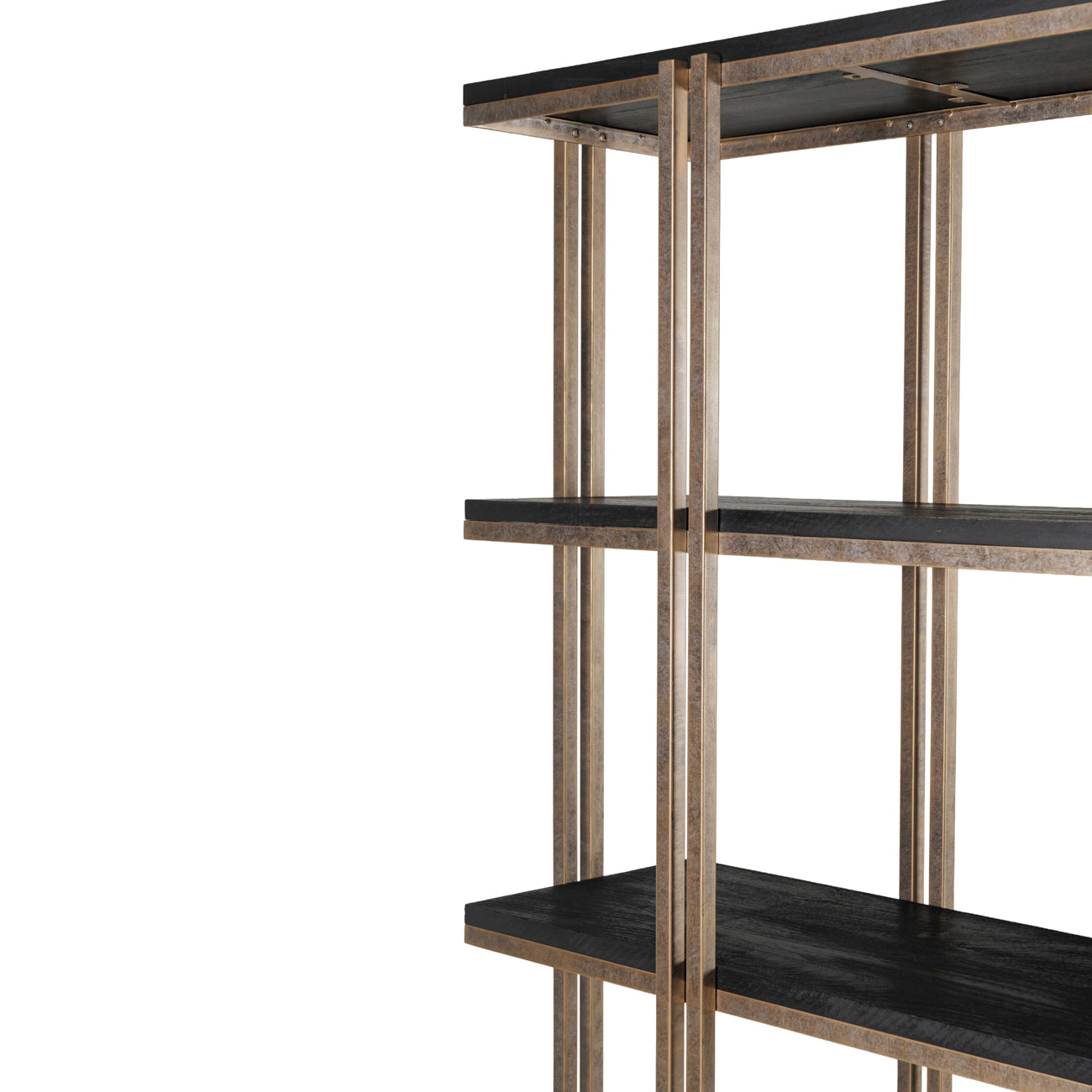 Dalston Sandblasted Mango Wood Display Unit — view 4