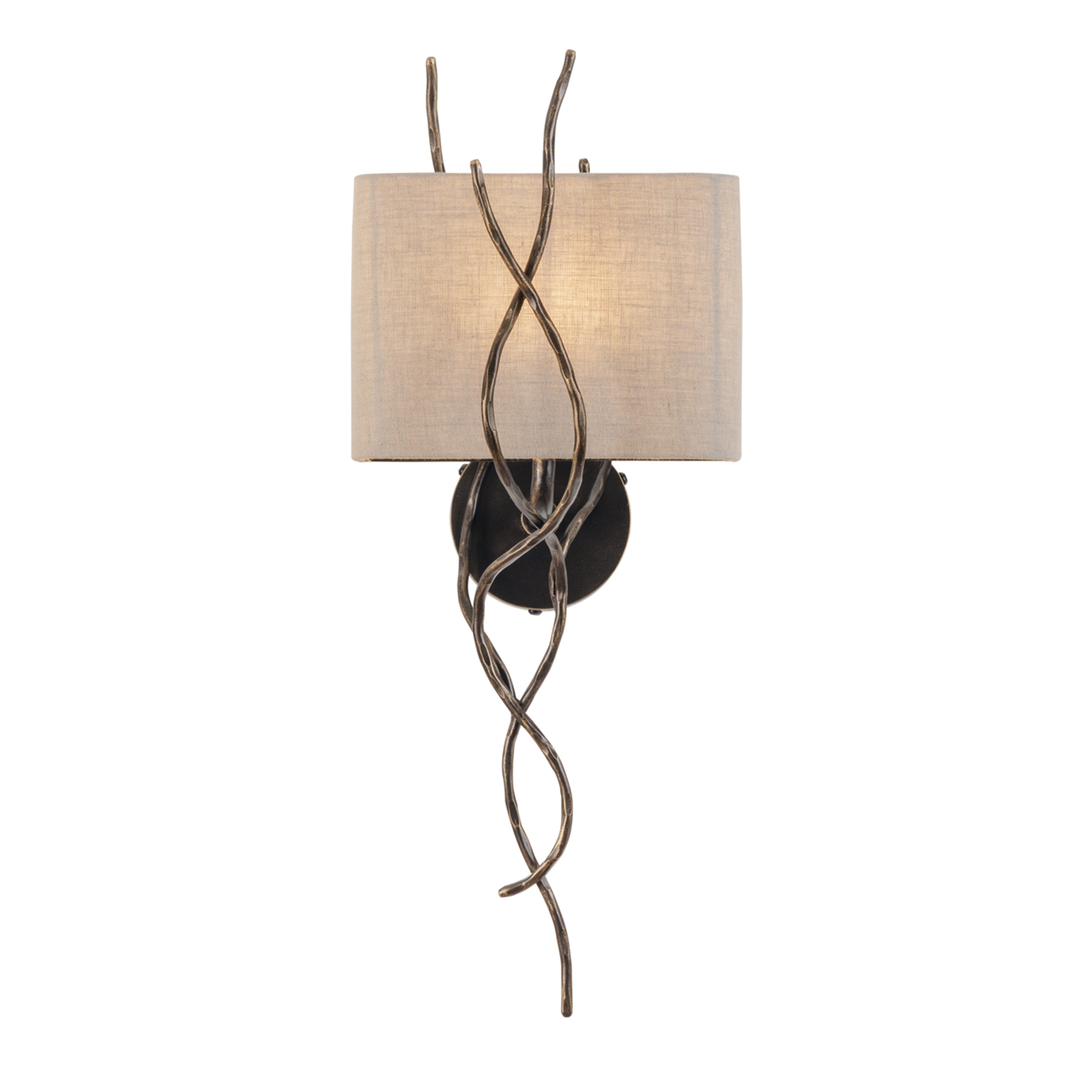 Set of 2 Ember Iron Wall Lights — view 2