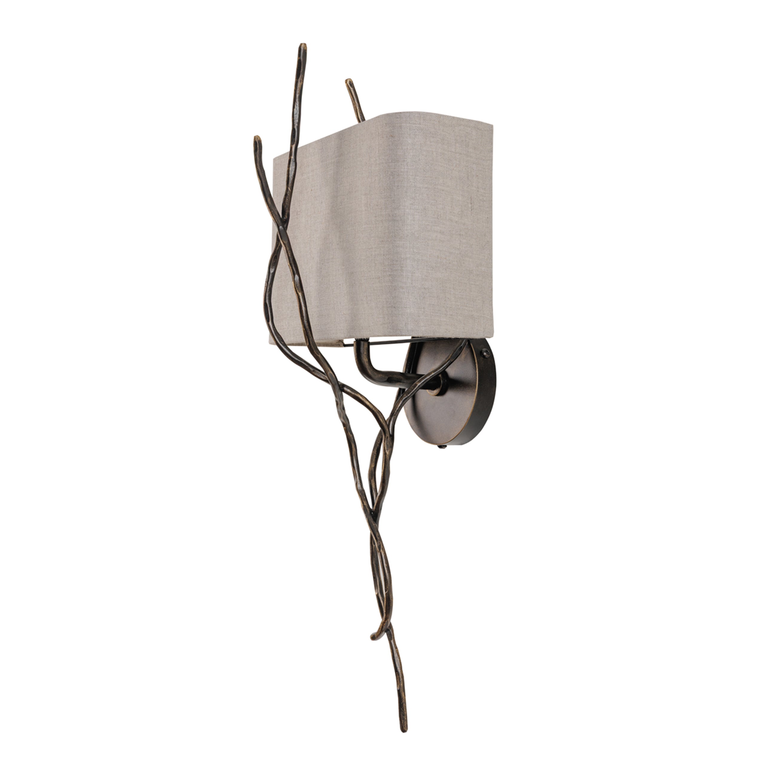 Set of 2 Ember Iron Wall Lights — view 3