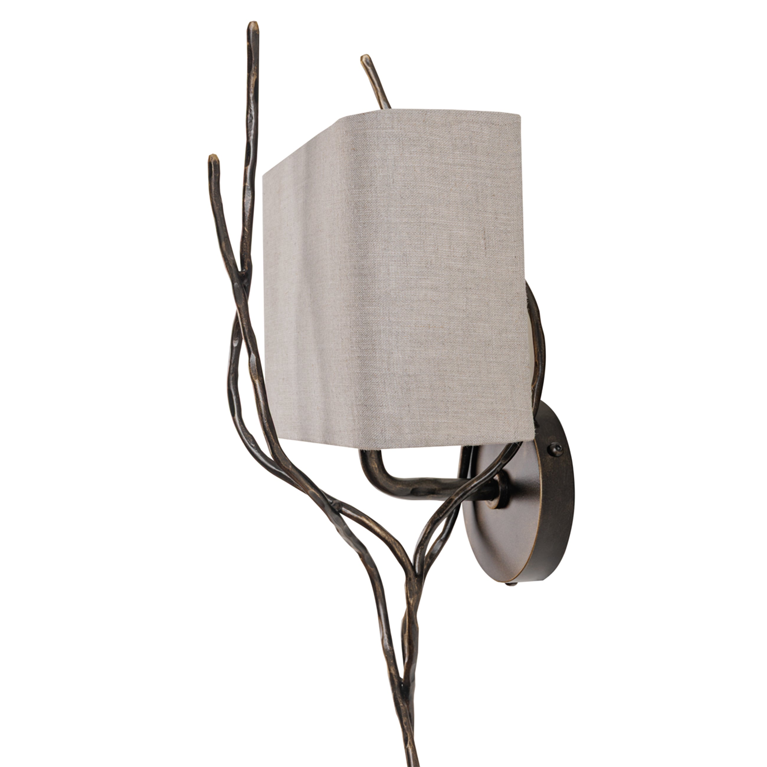 Set of 2 Ember Iron Wall Lights — view 4