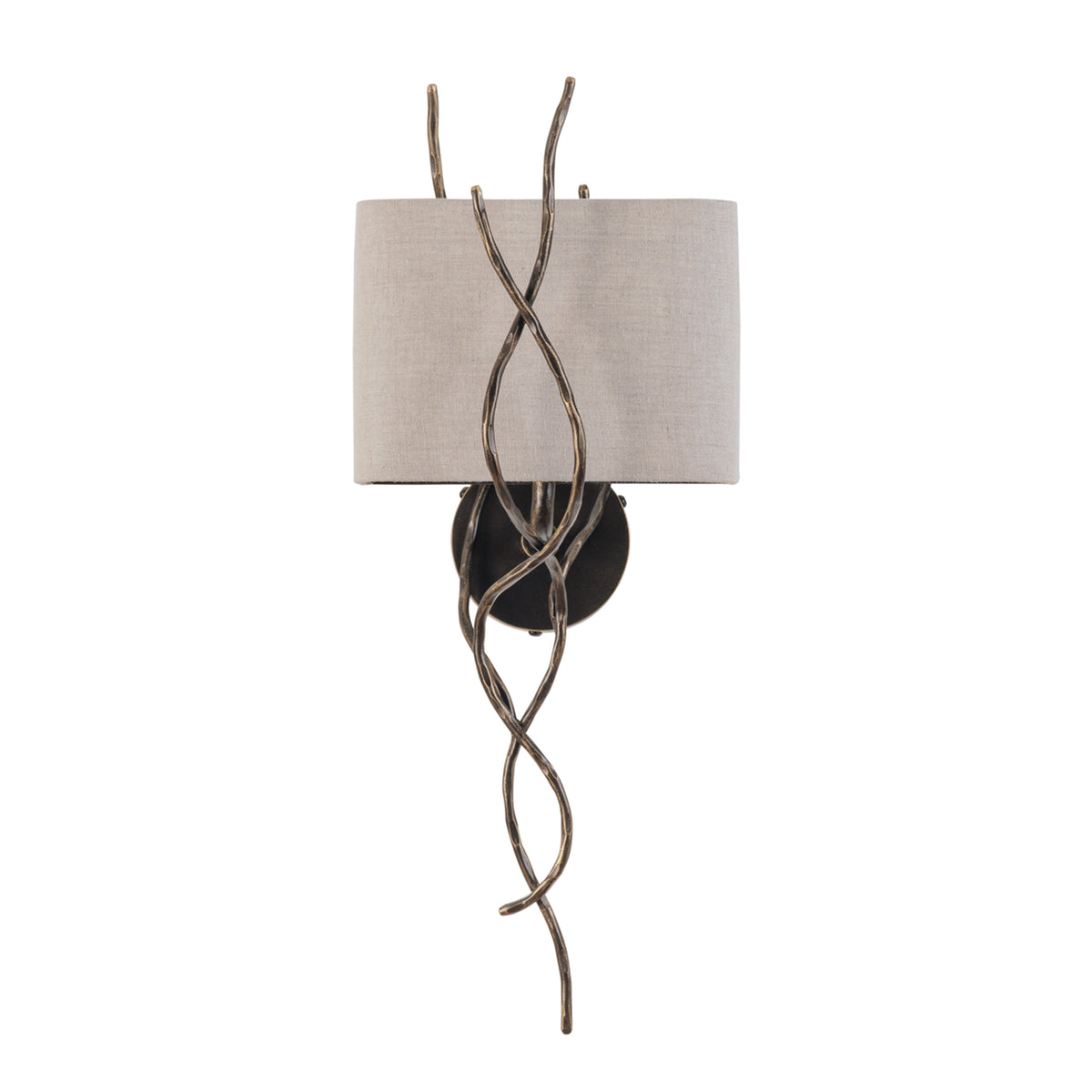 Set of 2 Ember Iron Wall Lights