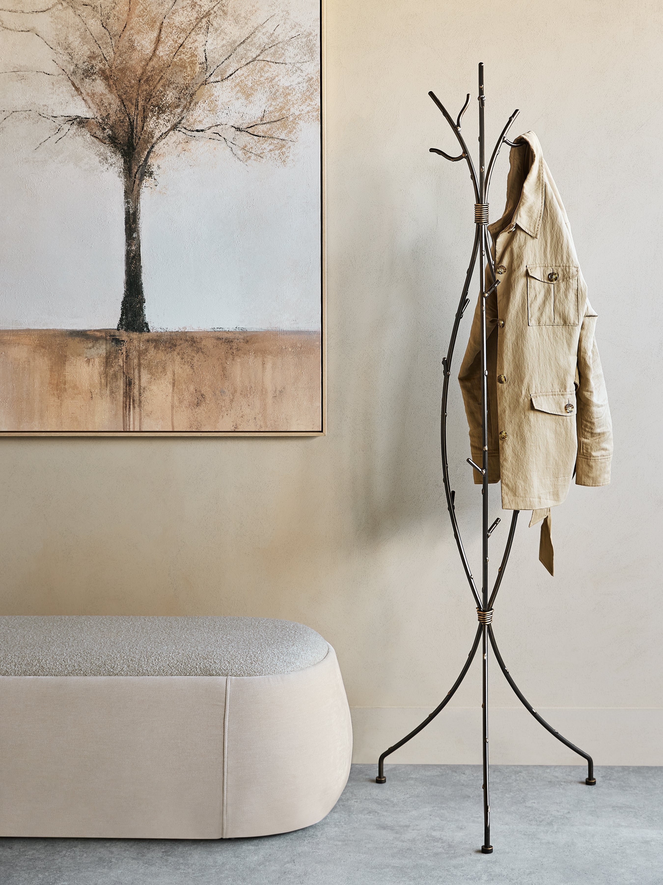 Ember Iron Coat Rack — lifestyle 6