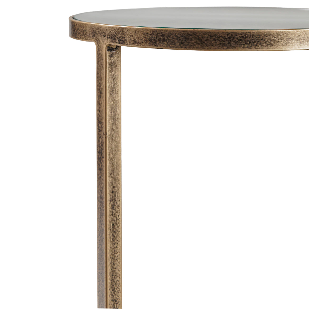 Iota Glass Side Table — view 3