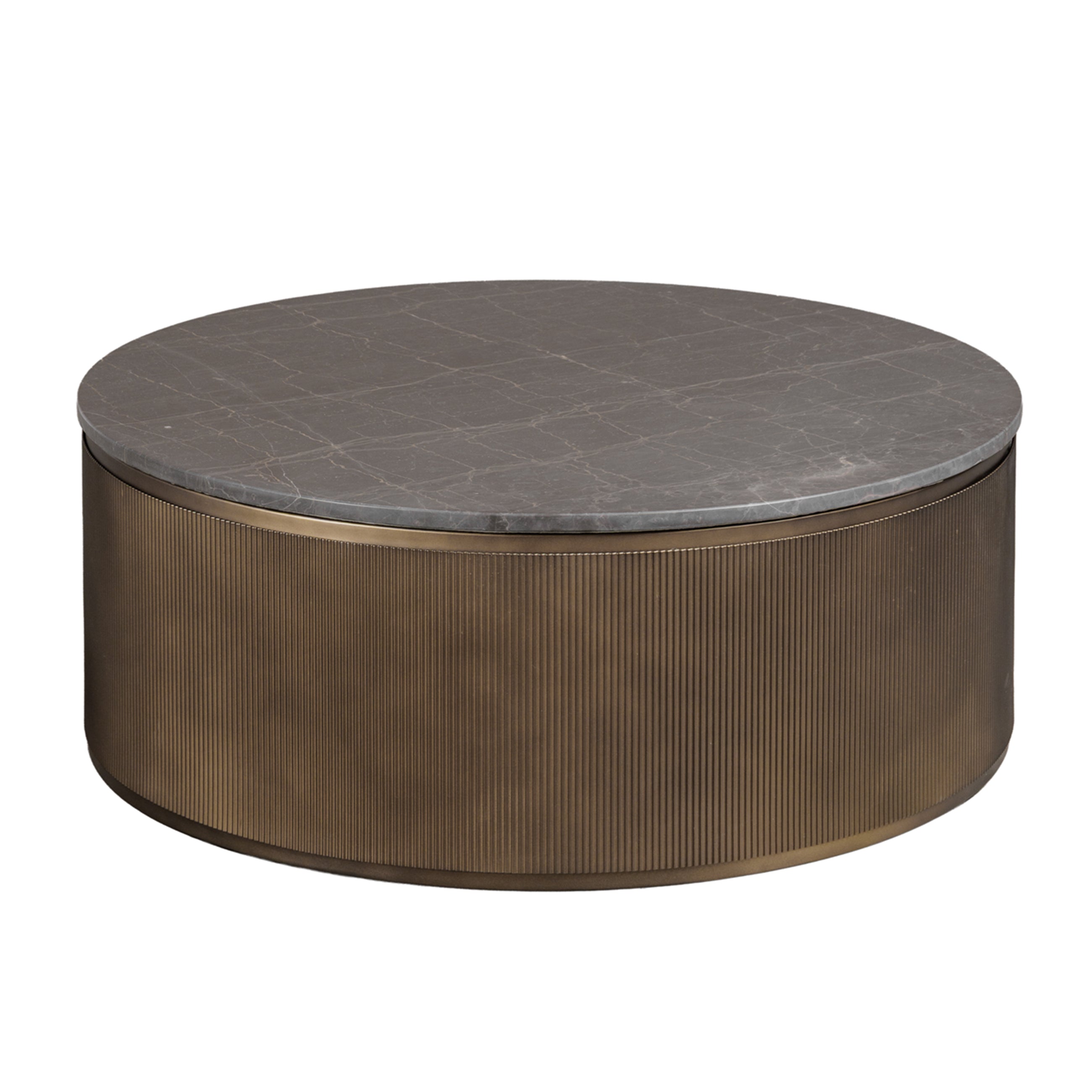 Set of 2 Belvedere Royal Gold Nesting Coffee Tables — view 3