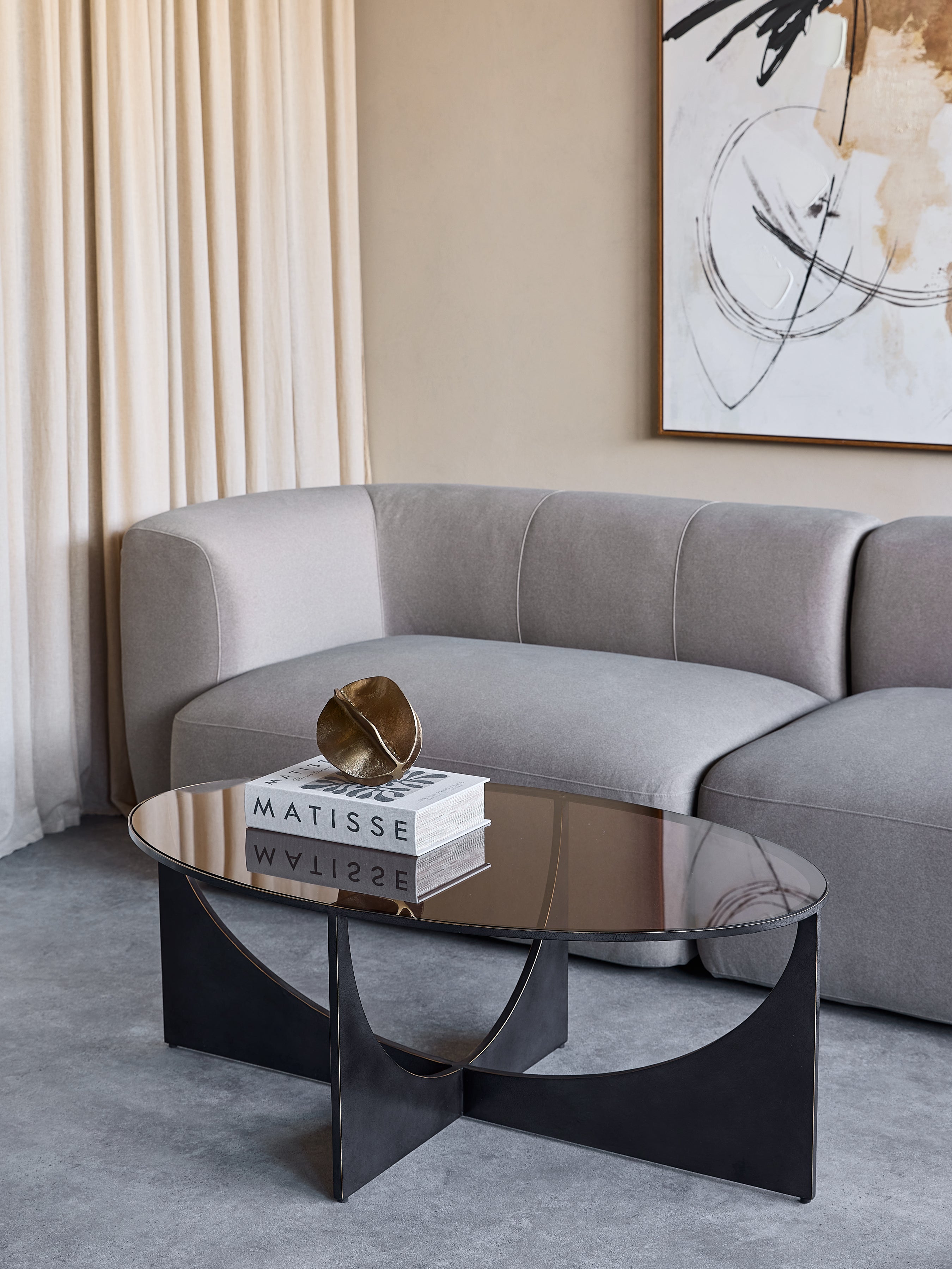 Glenthorpe Sculpted Coffee Table — lifestyle 6