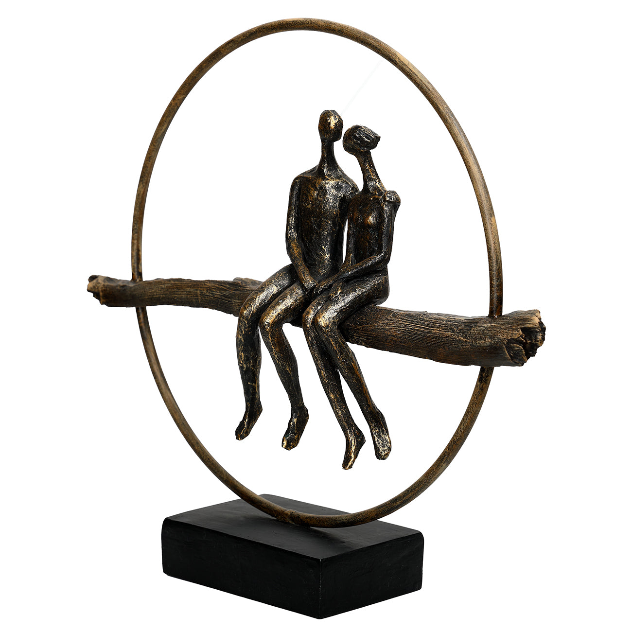 Circle of Life Couple Sculpture — view 2