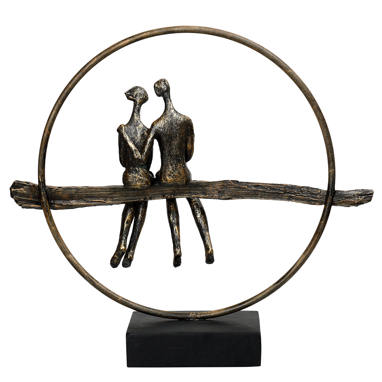Circle of Life Couple Sculpture — view 3