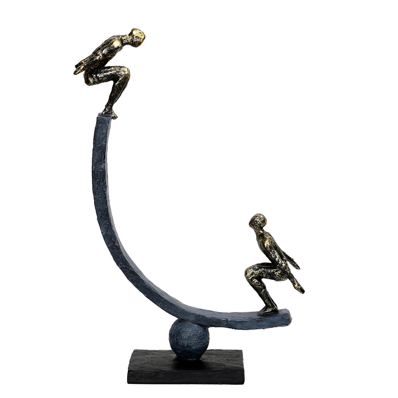 Balancing Act Figures Sculpture — view 3