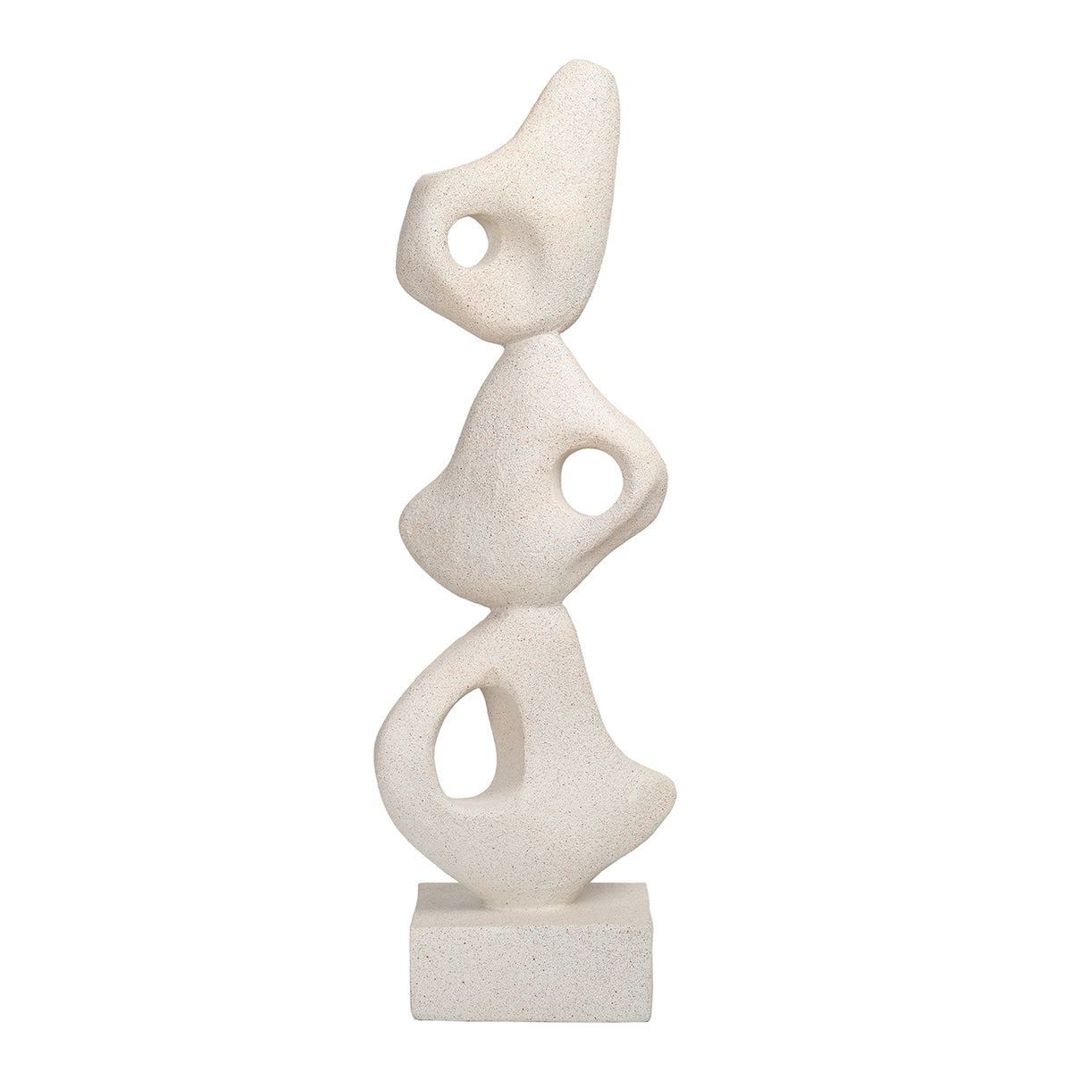 Aven Stacked Organic Forms Sculpture