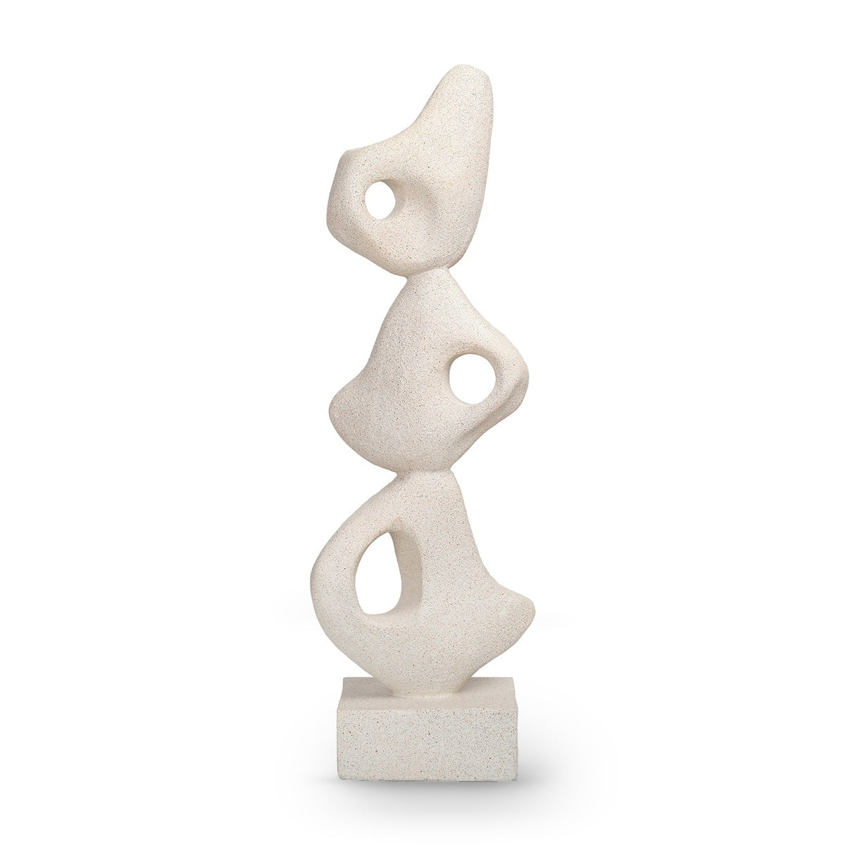 Aven Stacked Organic Forms Sculpture