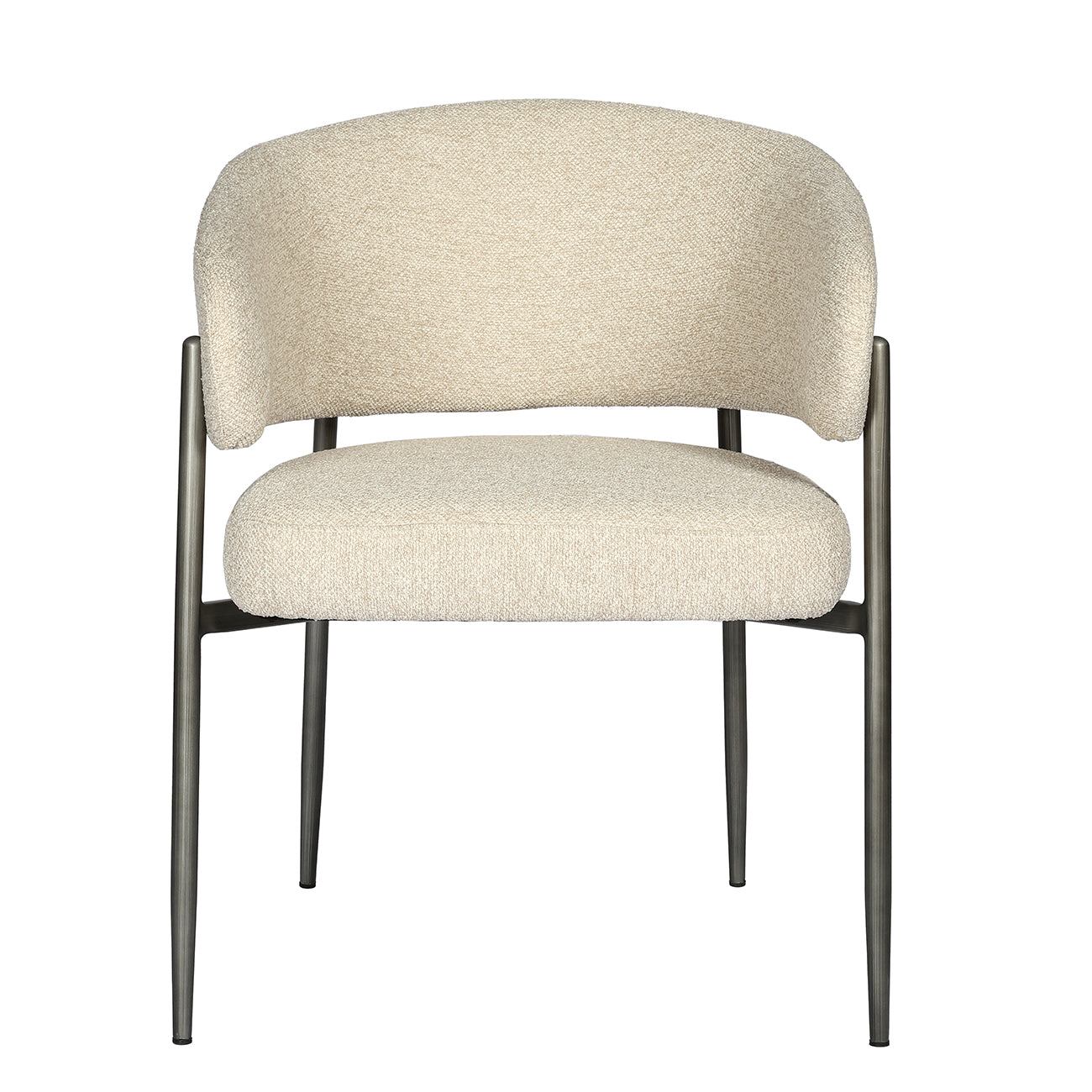 Holmes Boucle Upholstered Dining Chair — view 4